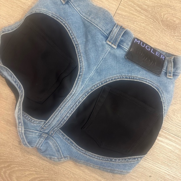 Indigo Blue Denim Women Shorts - Picture 2 of 2